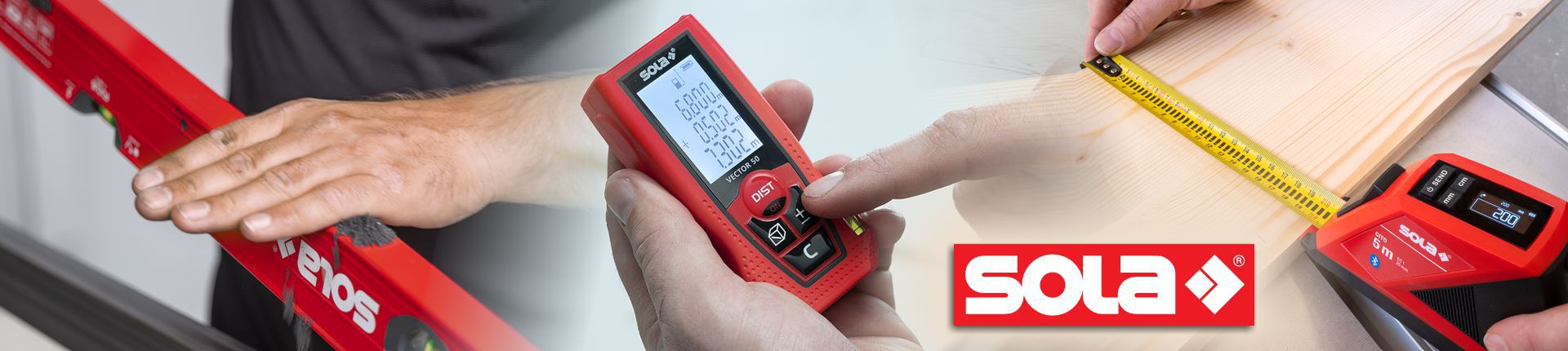 Bild Einblick in das Sortiment von Sola Messwerkzeuge