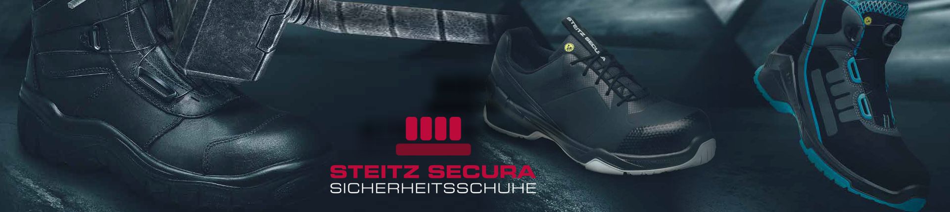 Bild Einblick in das Sortiment von Steitz Secura Sicherheitsschuhe