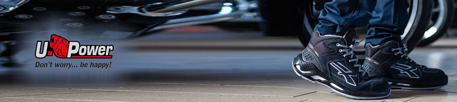 Bild U-Power Sicherheitsschuh im Einsatz