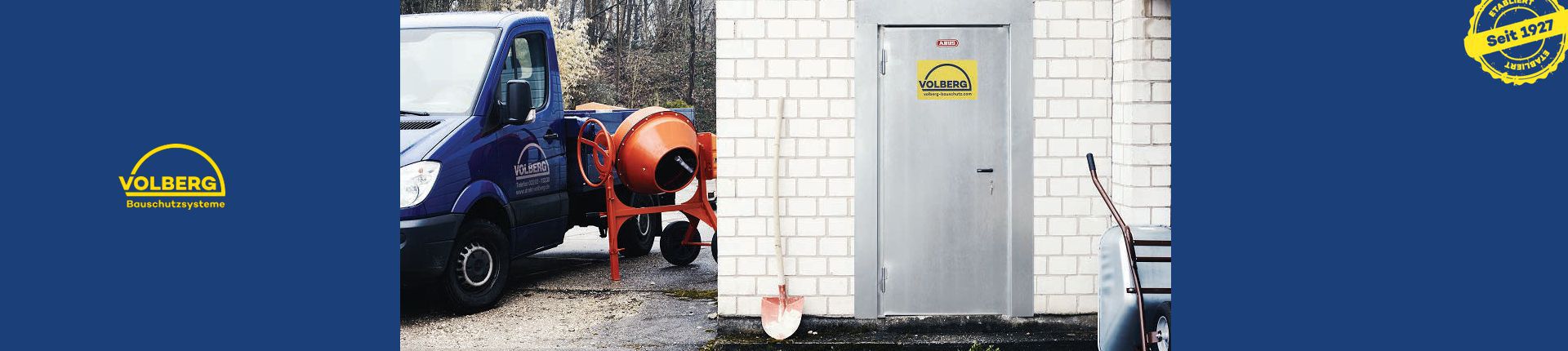 Bild Volberg Baustellentür