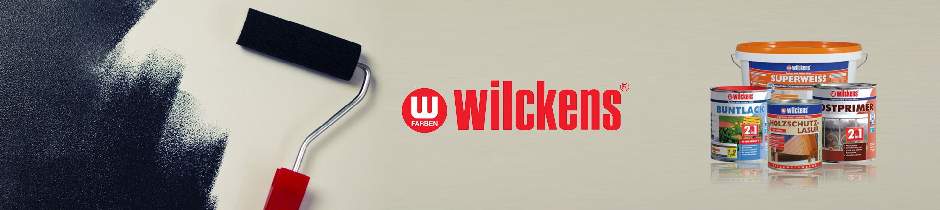 Bild Einblick in das DIY Sortiment von Wilckens Farben