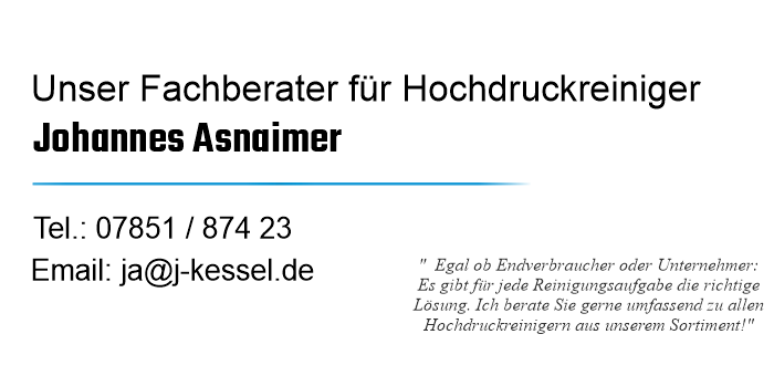 Produktbild hochdruckreiniger beratung fachberater