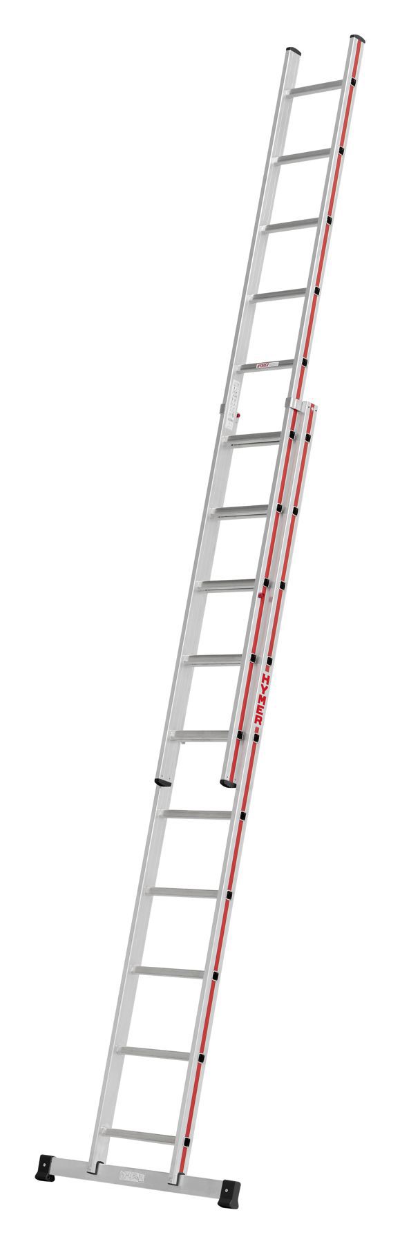 Produktbild Hymer Schiebeleiter zweiteilig 2 x 10 Sprossen Arbeitshöhe 5,24 Meter