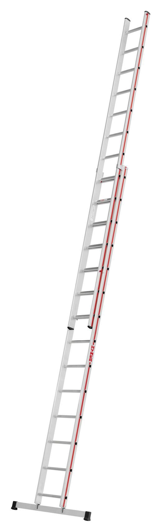Produktbild Hymer Schiebeleiter zweiteilig 2 x 14 Sprossen Standhöhe 5,90 mm
