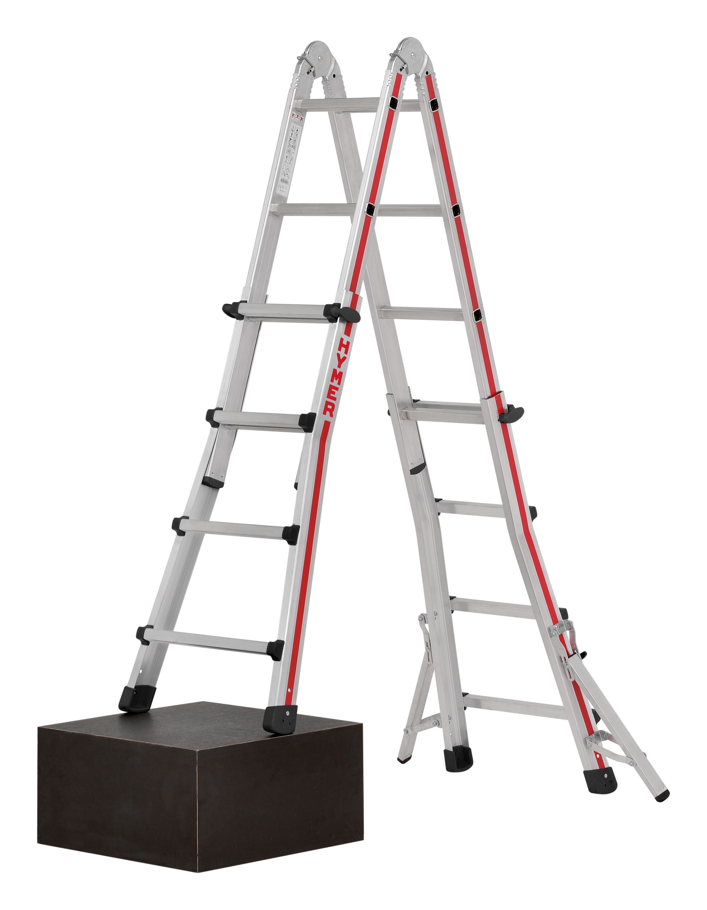 Produktbild hymer teleskopleiter 4142 4x4 sprossen 414216 bild 4