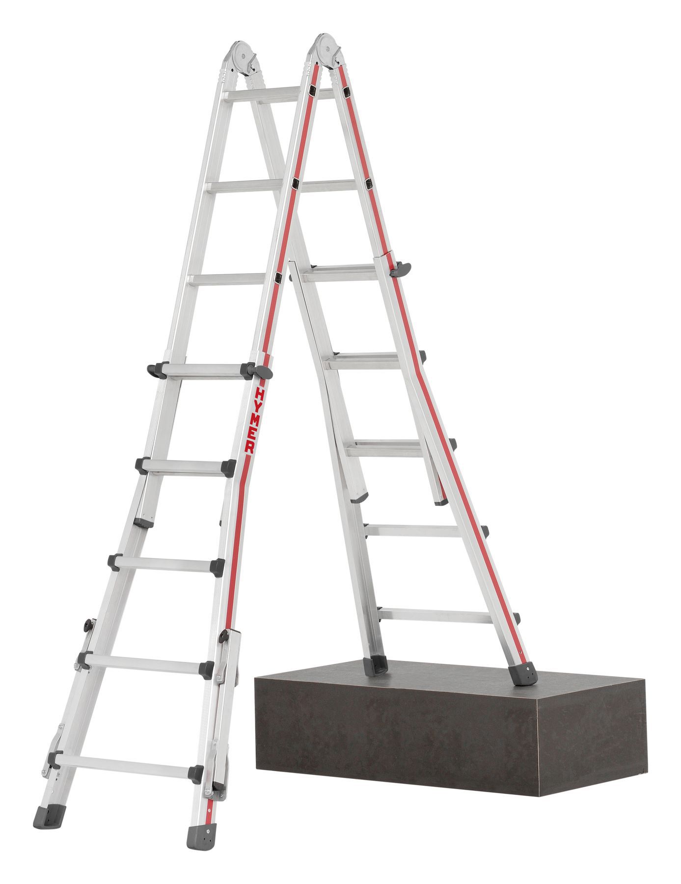 Produktbild hymer teleskopleiter 4142 4x5 sprossen 414220 bild 2