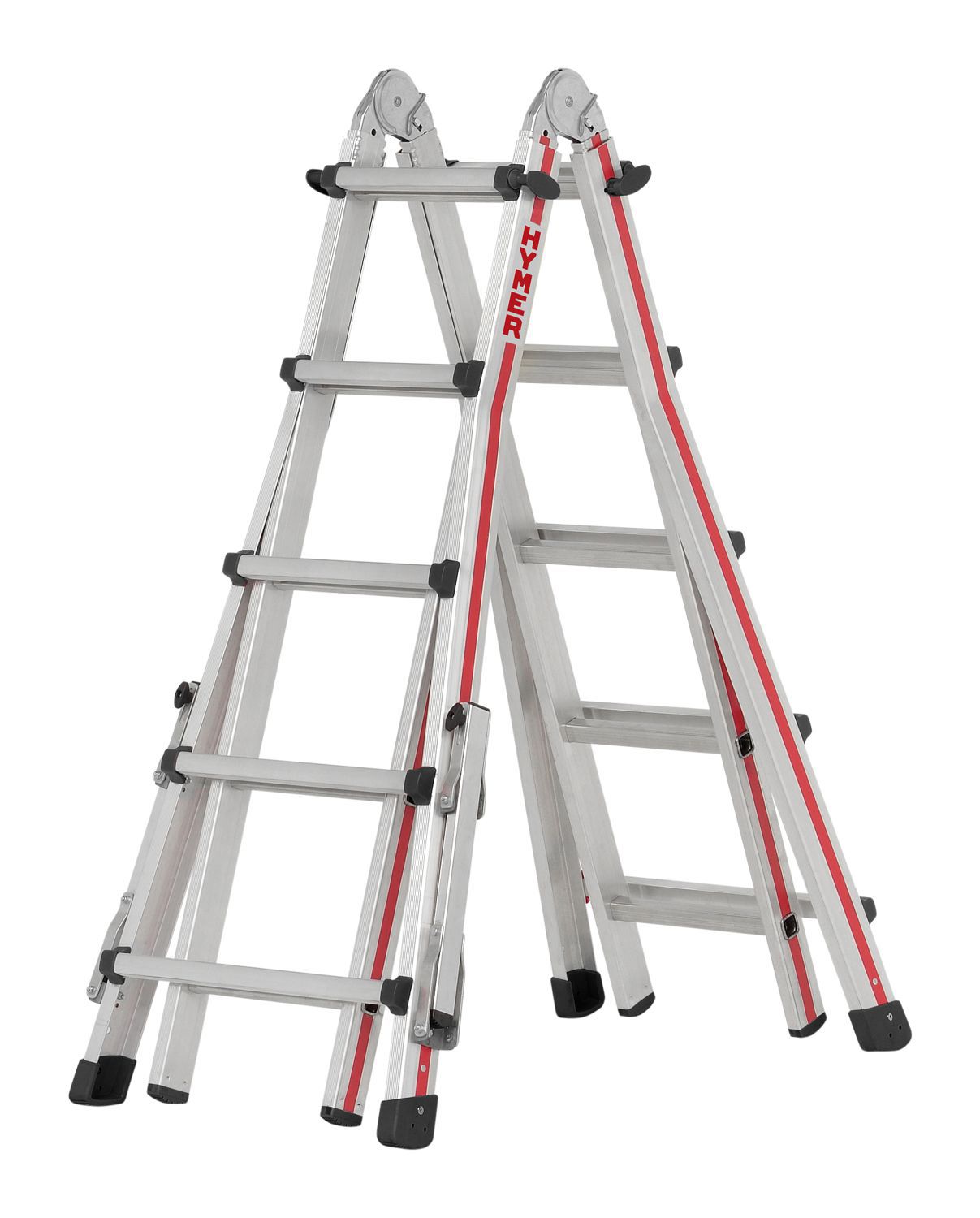 Produktbild Hymer Teleskopleiter 4142 4 x 5 Sprossen