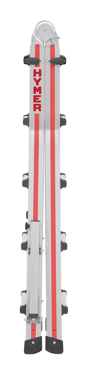 Produktbild Hymer Teleskopleiter 4x 5 Sprossen Modell 414220 komplett zusammengeklappt bild 6