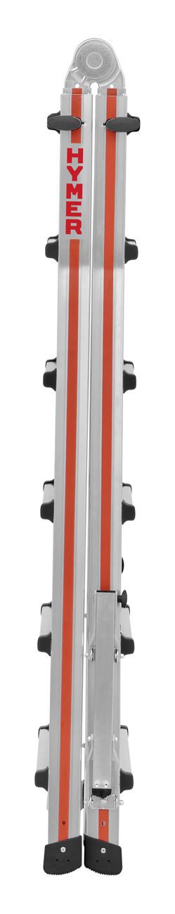 Produktbild Hymer Teleskopleiter 4x 6 Sprossen Modell 414312 zusammengeklappt bild 6