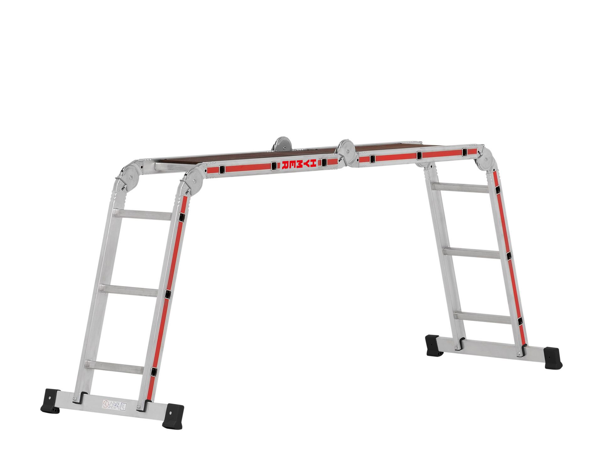 Produktbild  Hymer Vielzweckleiter 4x 3 Sprossen als Arbeitsplattform Modell 414216  bild 2