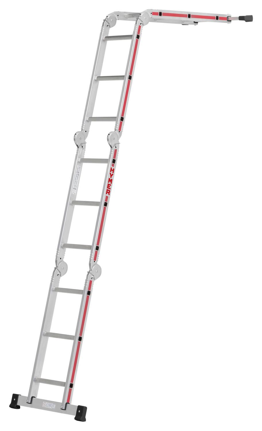 Hymer Vielzweckleiter 4x 3 Sprossen inklusive Plattform Modell 414312 obere Hälfte umgeklappt bild 4