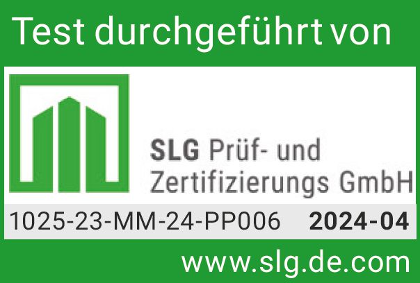 Prüfsiegel Institut SLG Prüf- und Zertifizierungs GmbH für Kärcher Eco Booster Prüfsiegel Institut SLG Prüf- und Zertifizierungs GmbH für Kärcher Eco Booster