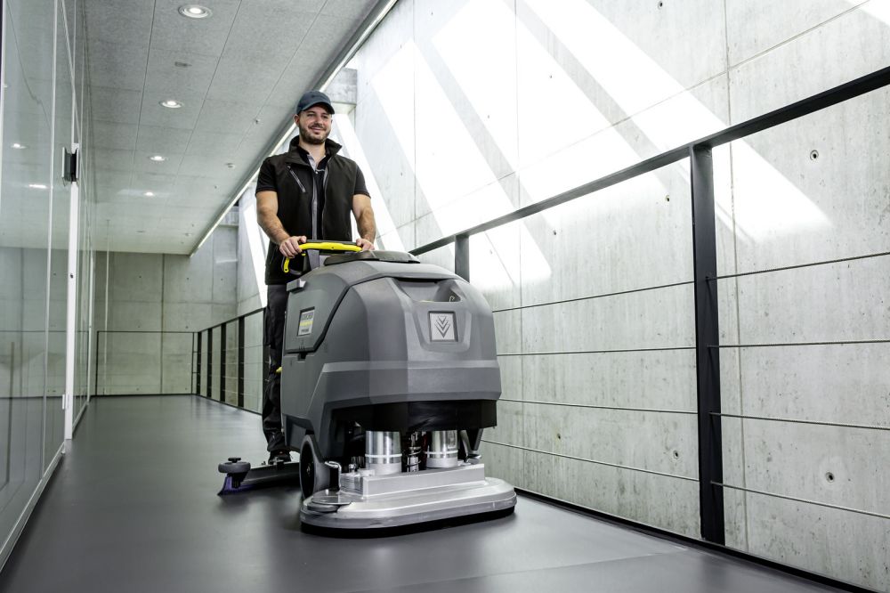 Produktbild Kärcher Scheuersaugmaschine BD 70/75 W Classic Bp Pack 115 Ah bild 6