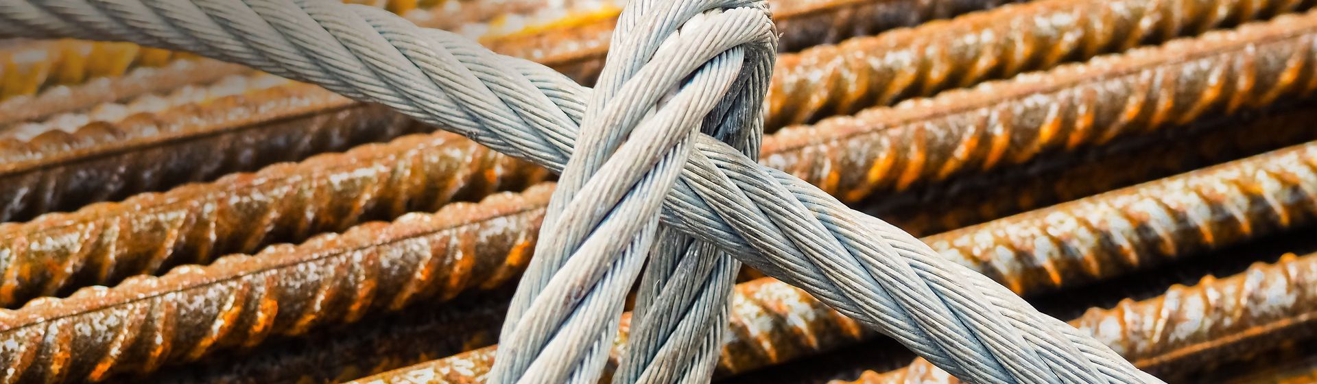 Drahtseil in Nahaufnahme bild