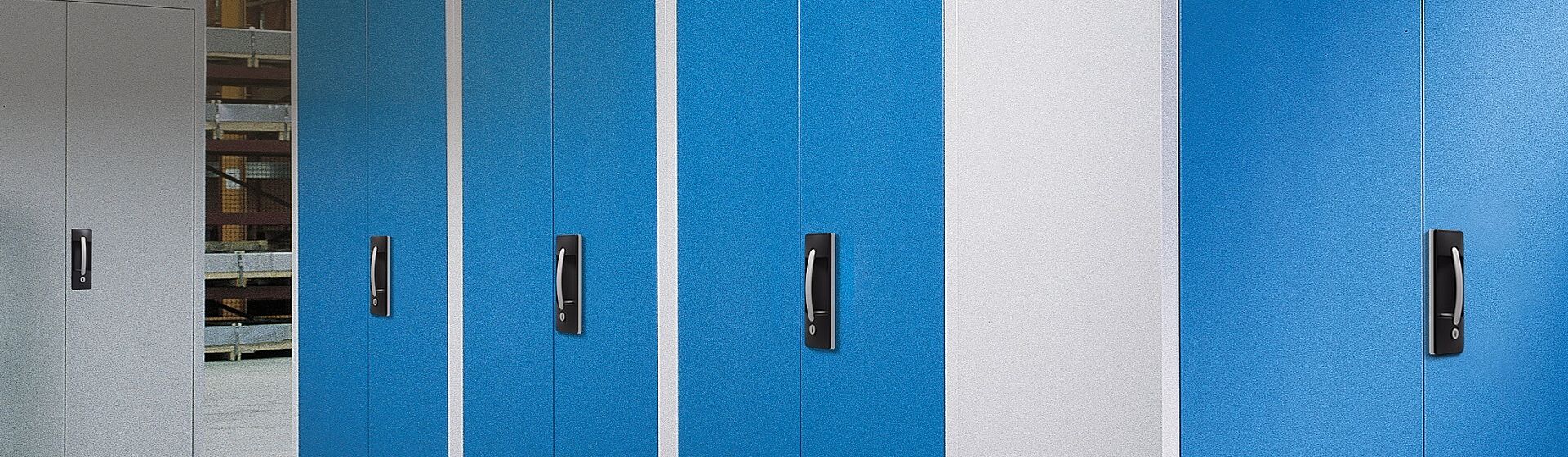 C + P Werkzeugschränke in der Nahaufnahme bild