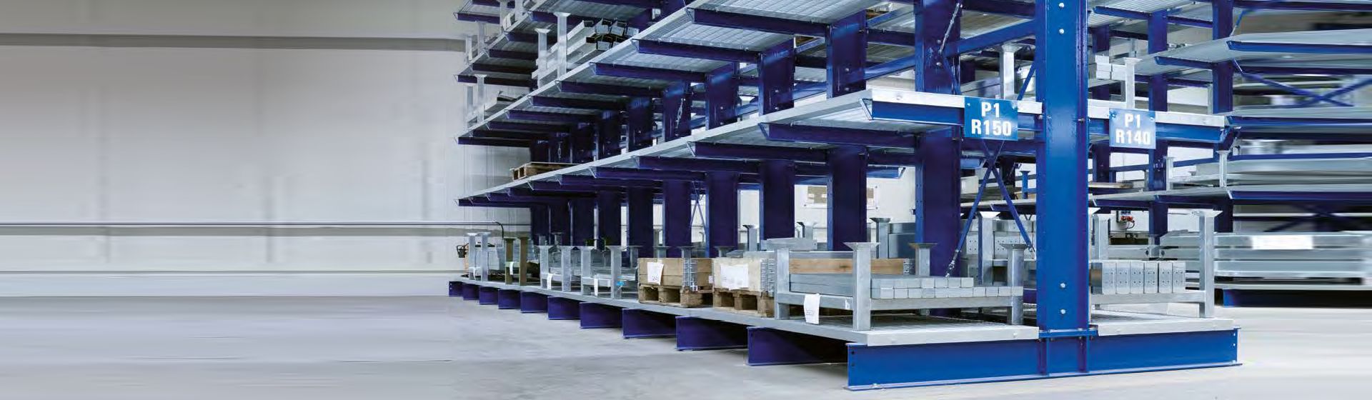 Meta Kragarmregal für Paletten bild