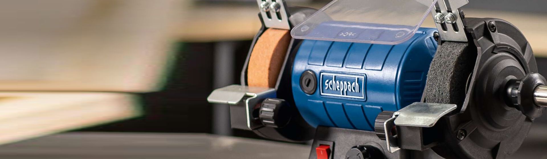 Doppelschleifer HG35 Scheppach - flexible Welle bild