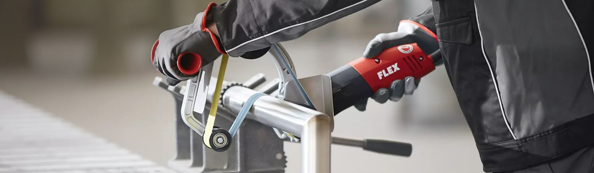 Flex Rohrpolierer im Einsatz bild