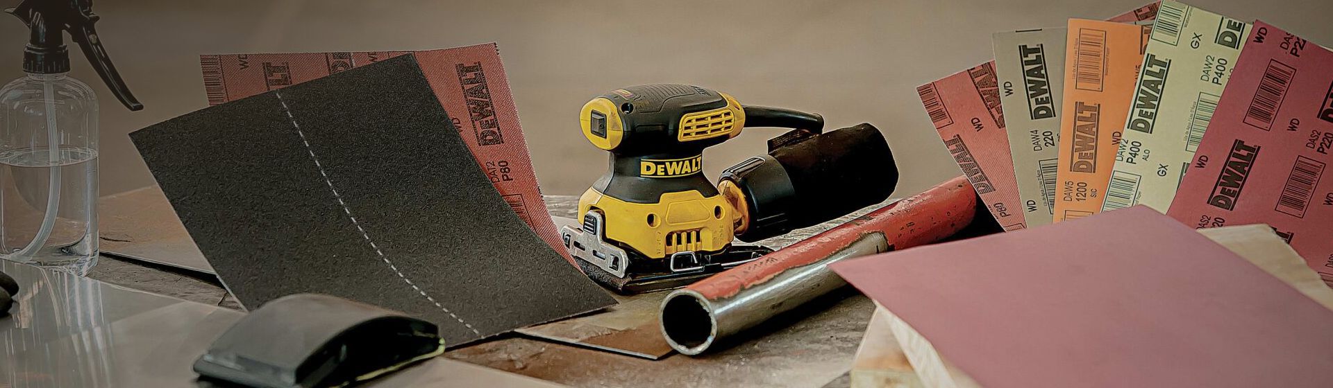 Diverse Dewalt Schleifpapiere in der Übersicht bild