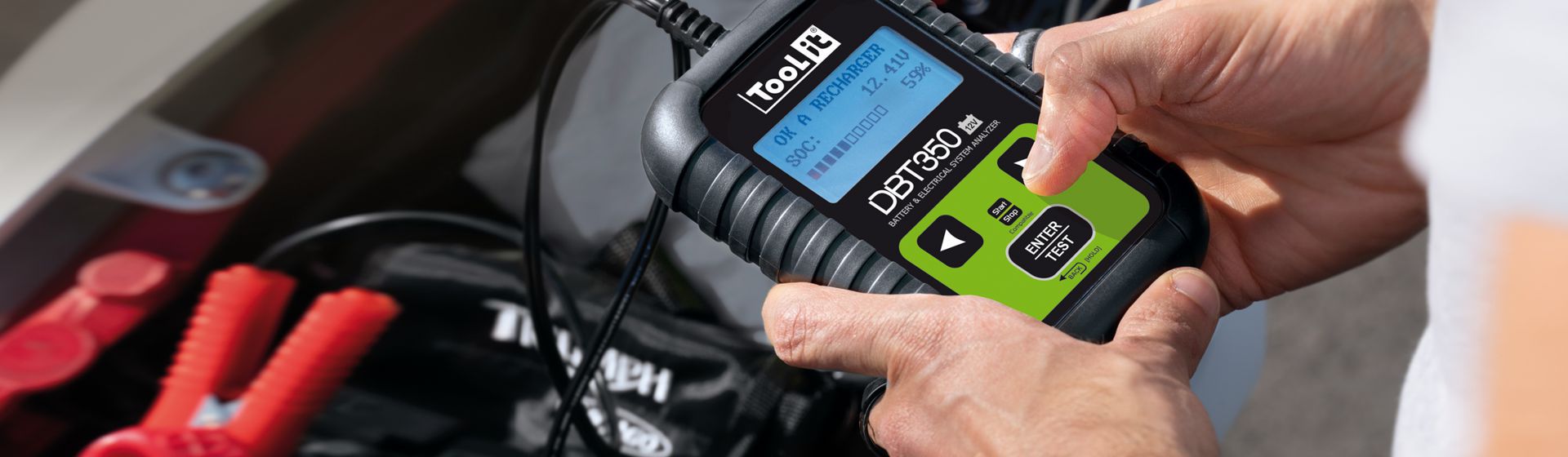 Gys Batterietester in Aktion bild