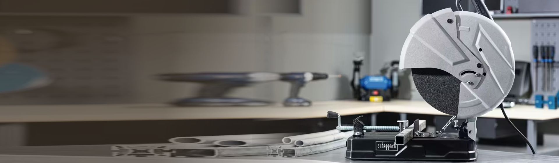 Scheppach Metall-Trennschneider 355 mm MT150 2600 W Motor bild