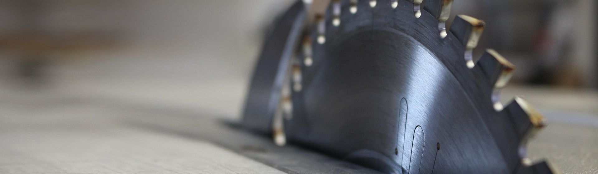 Kreissägeblatt in Nahaufnahme bild