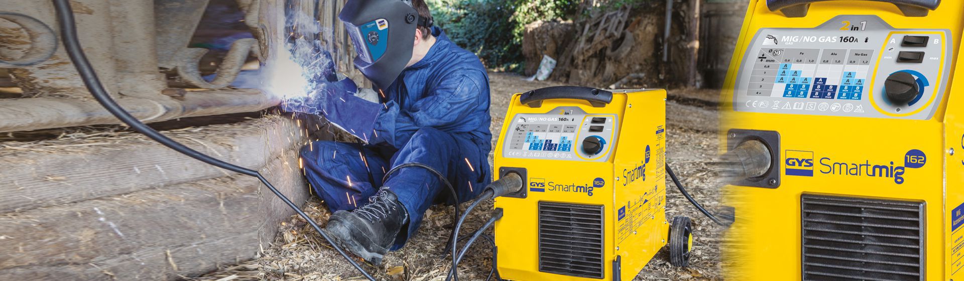 Schutzgasschweißanlage von Gys in Aktion bild