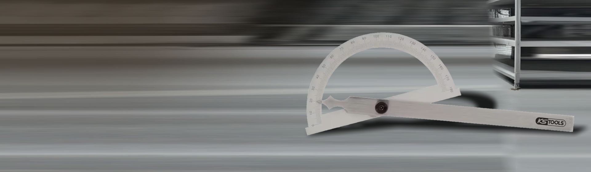 KS Tools Winkelgradmesser mit offenen Bogen bild