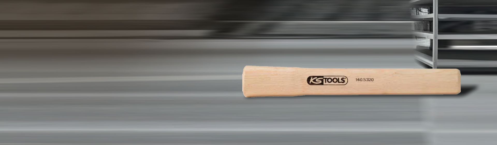 Ersatzstiel für einen Hammer aus Holz von KS Tools bild