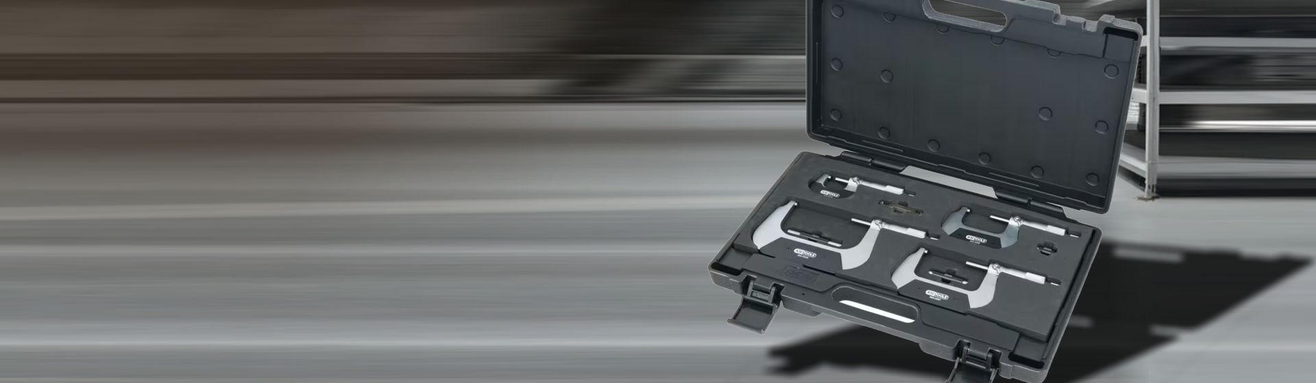 KS Tools Bügelmessschrauben Satz 0 - 100mm 4 tlg. bild