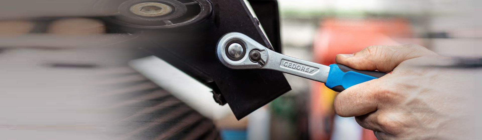 Gedore Ratsche in Aktion bild