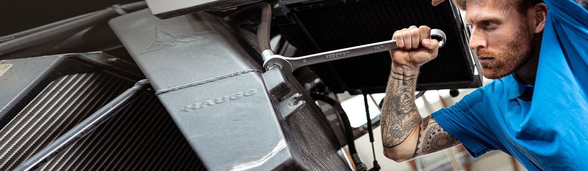 Gedore Ringmaulschlüssel in Aktion bild