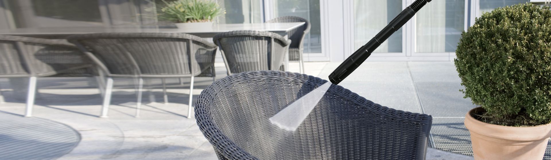 Kärcher Hochdruckreiniger Lanze in Aktion bild