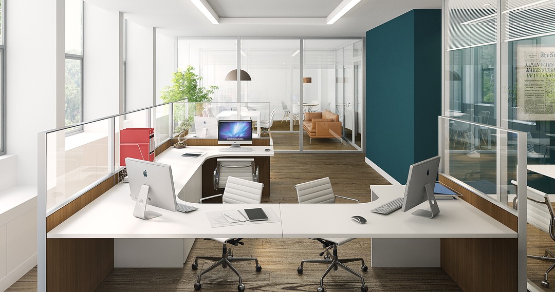 Produktbild Blick in ein modernes Großraumbüro