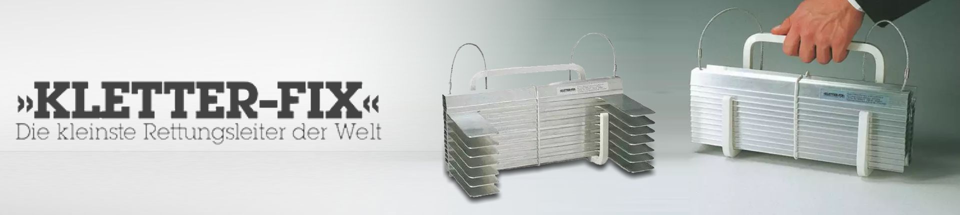 Bild Kletter-Fix Rettungsleiter & Kletter-Fix Logo