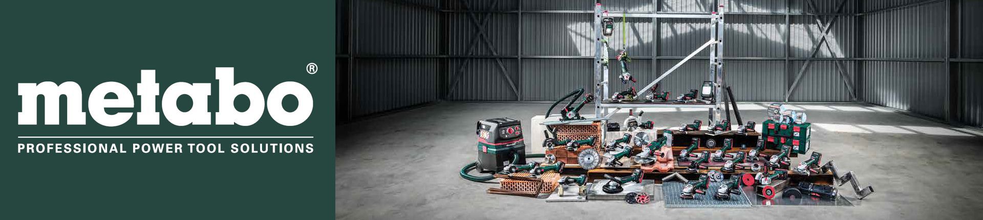 Bild Einblick in das Metabo Werkzeuge Sortiment