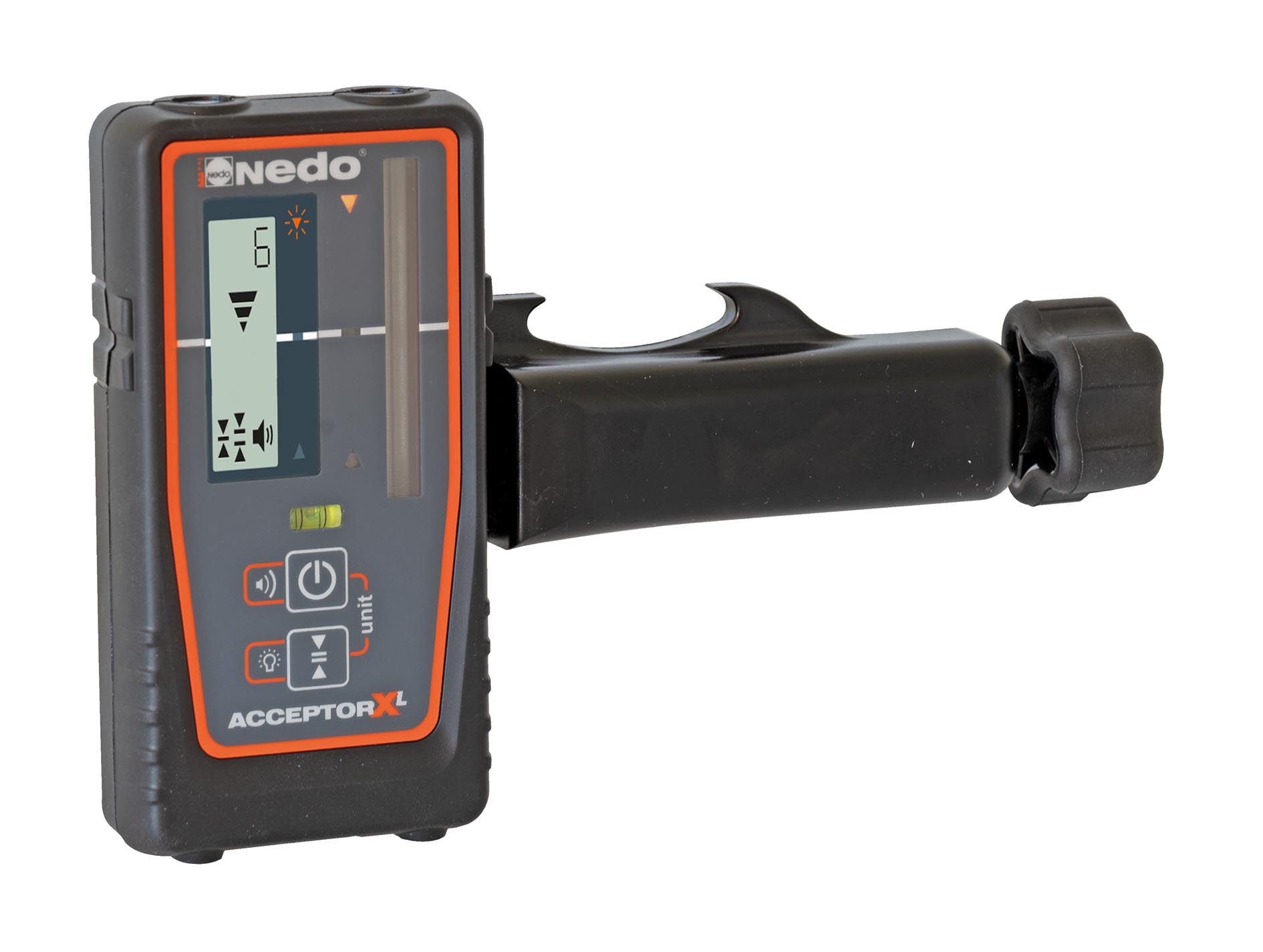 Produktbild Nedo ACCEPTOR XL (green) Laserempfänger inkl. Halteklammer für grünen Linien-Laser