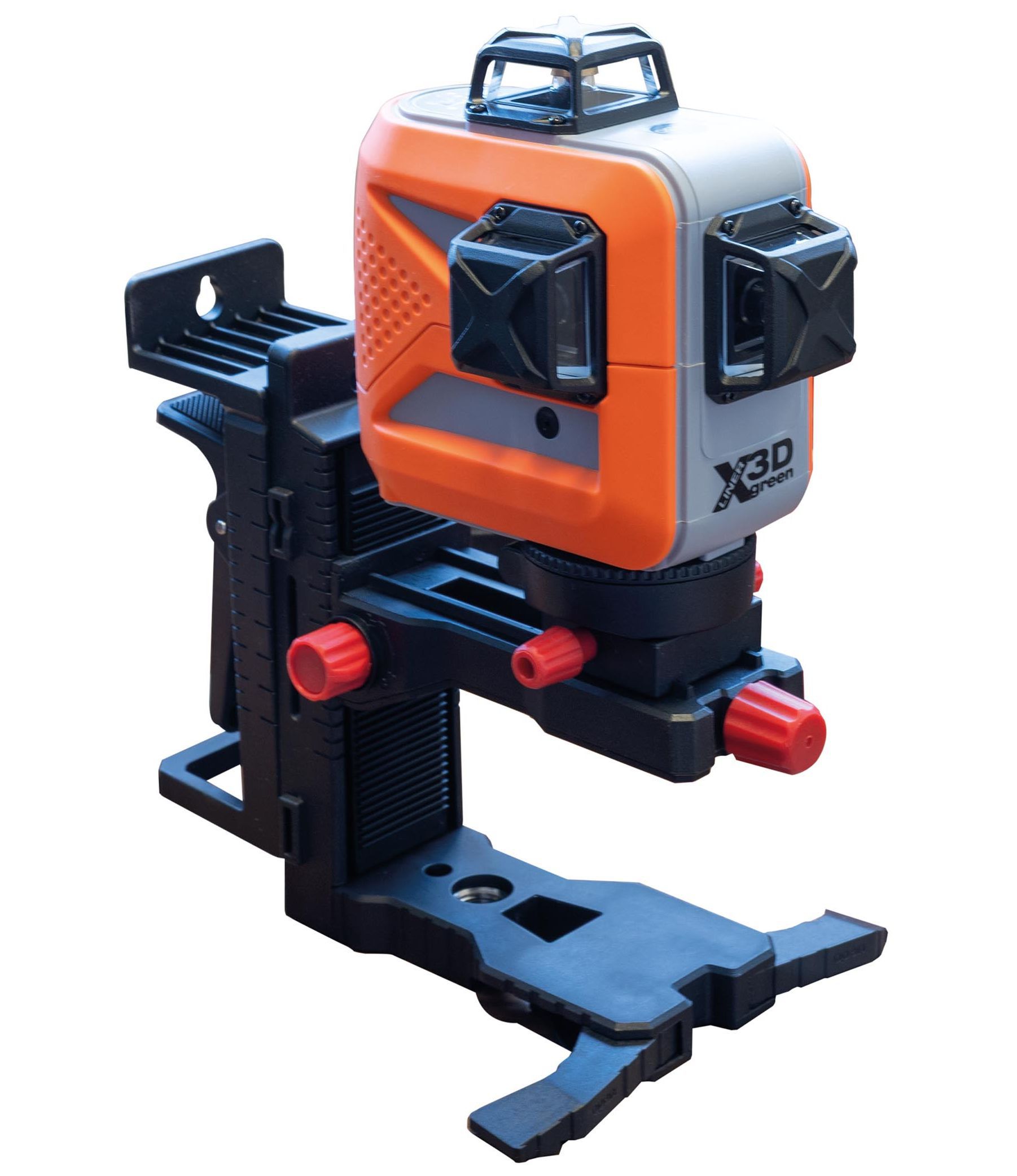 Produktbild Nedo X-liner 3D green 3x 360 grad Kreuzlinienlaser grün grau / orange /mit Aluhauben