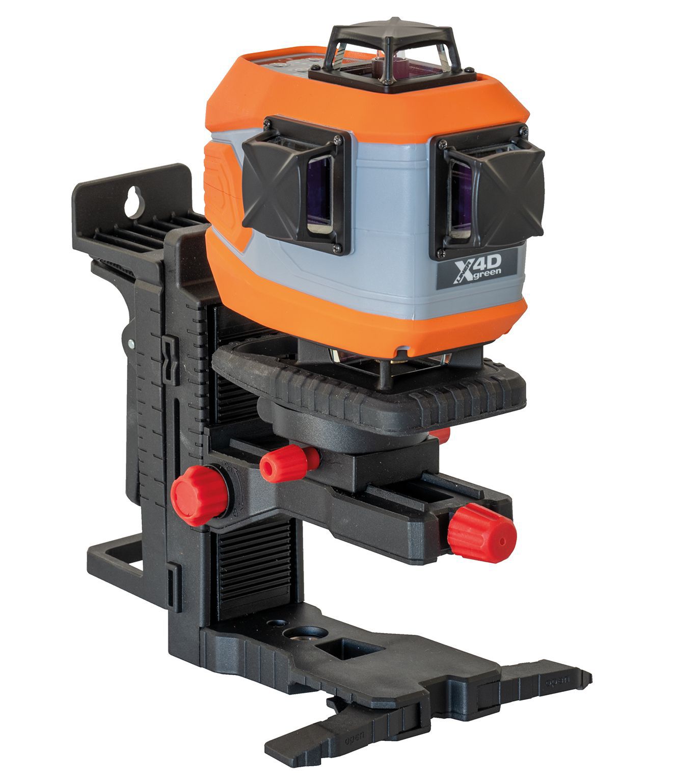 Produktbild Nedo X-liner 4D green 3x 360° Kreuzlinienlaser grün grau / orange /mit Aluhauben 