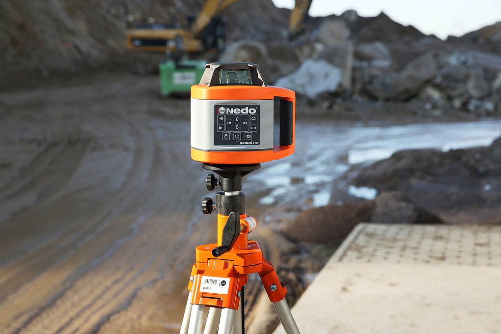 Produktbild Rotationslaser-Set SIRIUS 1 HV / Laserklasse 2 Inkl. ACCEPTOR MAXX Stativ 210621, Flexilatten-Set bild 6