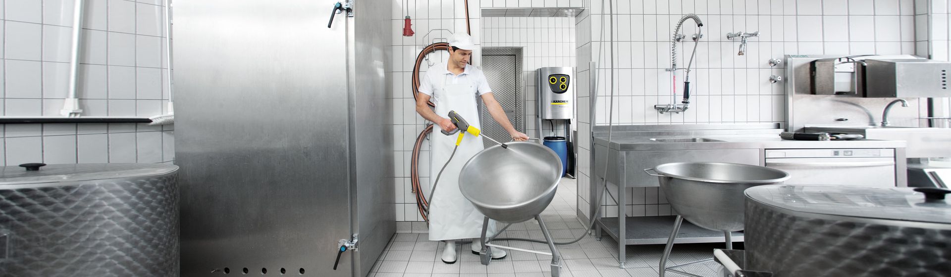 Stationärer Kärcher Hochdruckreiniger bild