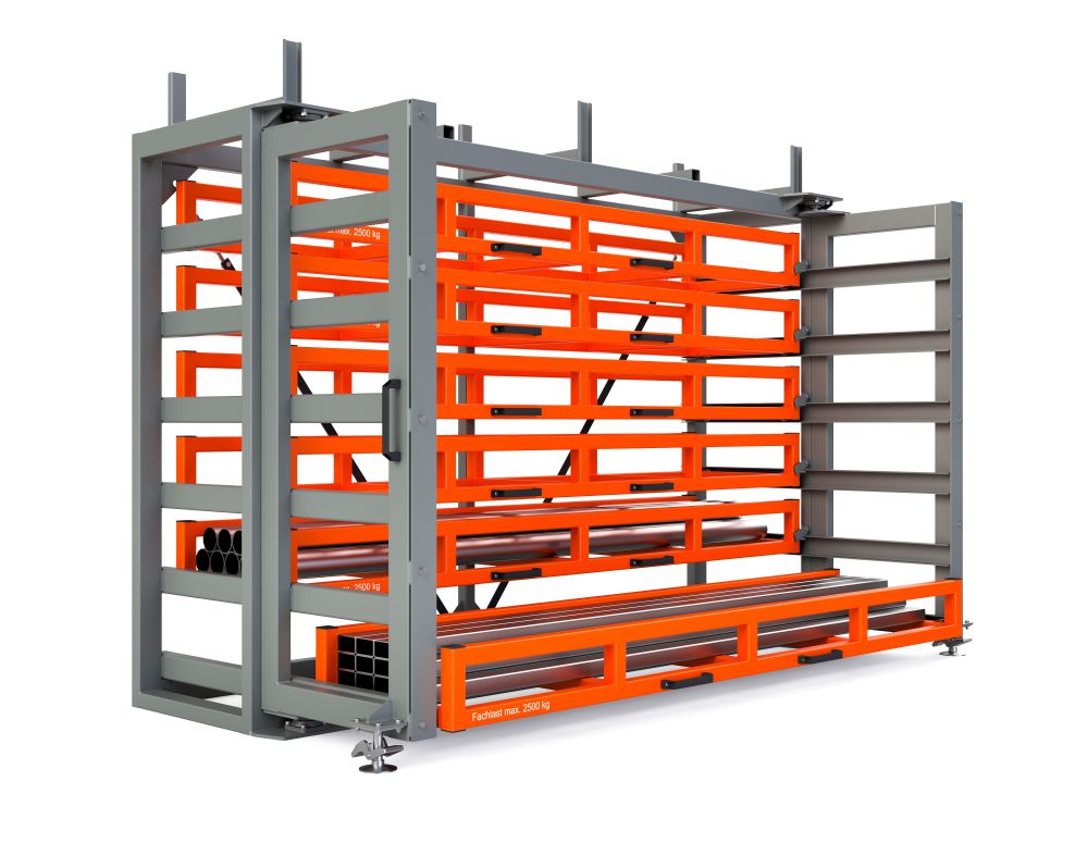 Produktbild RR Kassetten Schubfachregal Typ RKS-DS 600/7 3420x1140/1615x2460 mm RAL 2004