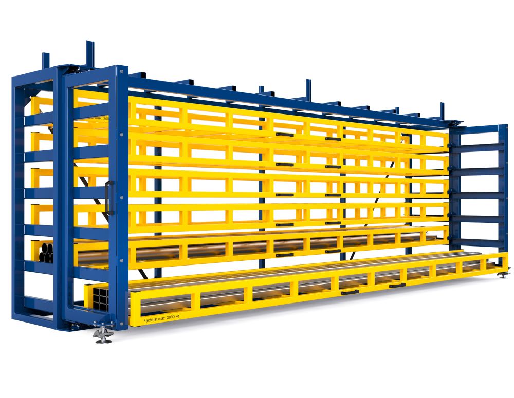 Produktbild RR Kassetten Schubfachregal Typ RKS-DM 700/7 6420x1240/1815x2460 mm RAL 1023