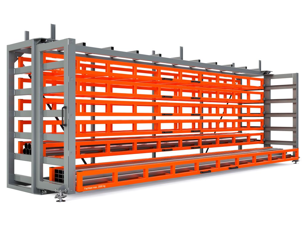 Produktbild RR Kassetten Schubfachregal Typ RKS-DM 700/7 6420x1240/1815x2460 mm RAL 2004