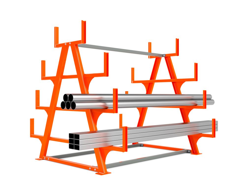 Produktbild RR Schwerlast Kragarmregal Typ RRK-S 400-3 2230 x 2110 x 1950 mm RAL 2004