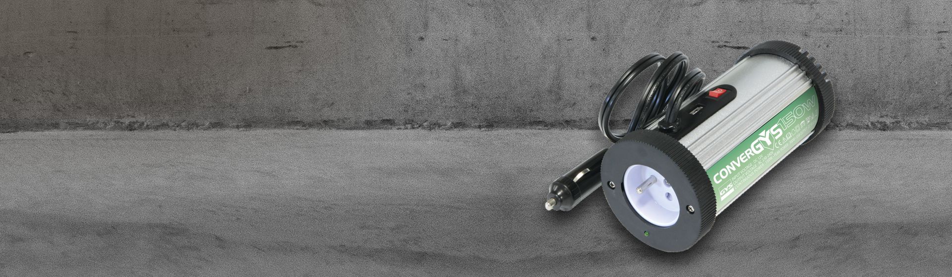 Gys Spannungswandler Convergys vor einem grauen Hintergrund bild