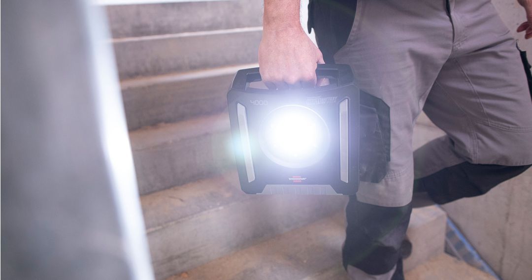 Produktbild werbeblock teaser elektroinstallation arbeitsleuchten banner