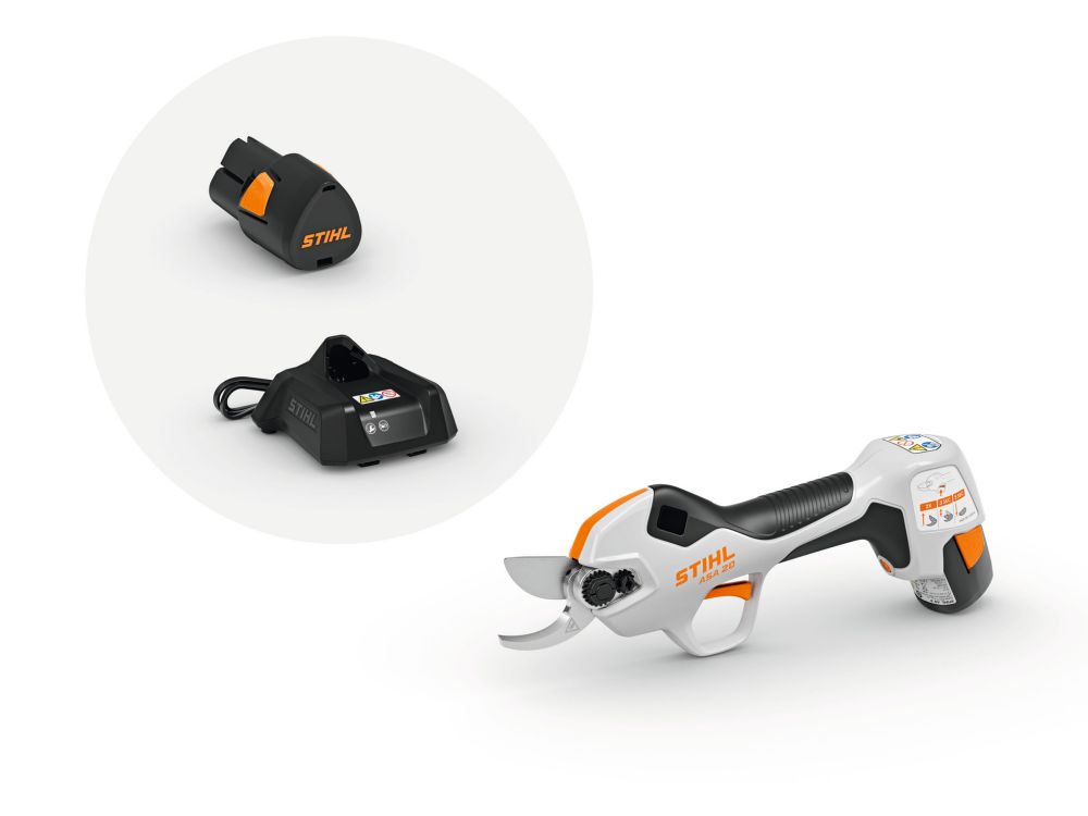 Produktbild STIHL Akku Astschere ASA 20 Set mit Akku AS2 und Ladegerät AL1