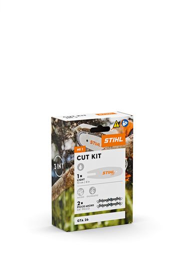 Produktbild STIHL Sägekettenset Cut Kit 1 PM3 Schienenlänge 10 cm