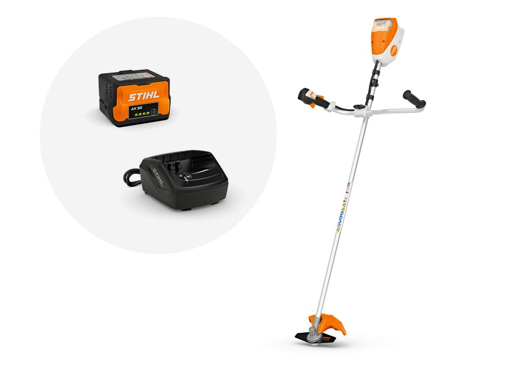 Produktbild STIHL Akku Motorsense FSA 80 mit Akku AK 30 und Ladegerät AL 101